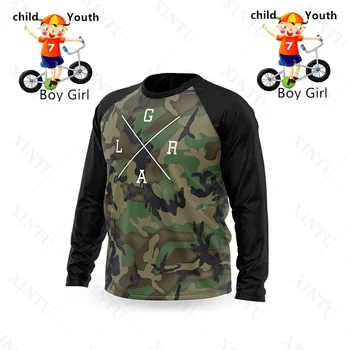 Laisvas Rider Jaunimo Jersey Motokroso Vaikai Jersey ATV Lenktynių Sporto BMX Enduro Kalnų Dviračių Kvėpuojantis Berniukų, Mergaičių Marškiniai