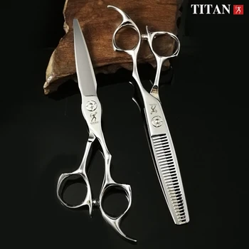 Titan, plaukų kirpimo žirklės cut kirpykla įrankis salonas žirklės plaukų pjovimo