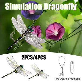 Modeliavimo Dragonfly 12cm Namų Kambarį Miegamojo Sienos Apdaila Magnetinio Šaldytuvas Lipdukai Sodo Puošmena Amatai