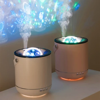Star Projektoriaus Lempa Aromaterapinis Oro Drėkintuvas USB Elektros eterinis Aliejus Difuzoriaus Namų Ultragarso šalto Rūko Aromatas Diffusor