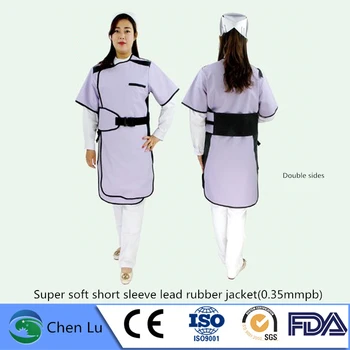 Originali x-ray apsaugos švino pėdsakų drabužių Ligoninės branduolinės medicinos radiacinės saugos 0.35 mmpb Super minkšta striukė