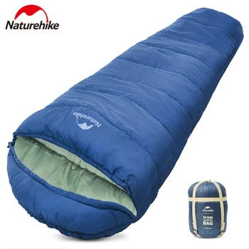 Naturehike MJ300 miegmaišį Ultralight Vandeniui Mumija miegmaišį Žiemos Medvilnės miegmaišį Lauko Kempingas miegmaišį
