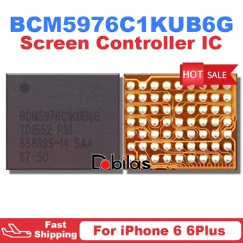 5vnt BCM5976C1KUB6G BCM5976 iPhone 6 6Plus 6G Ekrano Valdiklis IC BGA Balta Vairuotojo Touch IC Chip atsarginės Dalys Lustų rinkinys