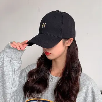 Asmenybės Reguliuojamas Madinga Hip-Hop ' O Laiškas, Vyrams Korėjos Snapback Sunhat Moterų Beisbolo Kepuraitę Sporto Kepurės Siuvinėjimas