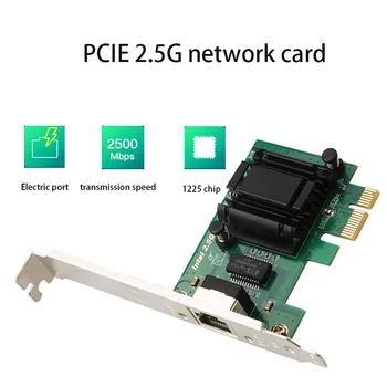 Greitųjų Žaidimas, PCI-E Card RJ-45 LAN Adapterį, kompiuterio priedai 2.5 G žaidimas Gigabit PCI-E Tinklo plokštė Ethernet 10/100/1000Mbps