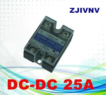 Naujas 25a vienfaziai DC-DC kontrolės įtampos nuolatinės SROVĖS (Solid state relay ssr pagrindinio tipo ZG3NC-2225B