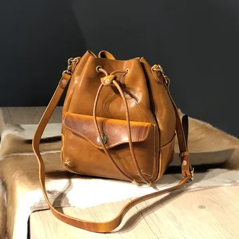 Aukštos kokybės prabangus natūralios odos originali ponios pečių maišą lauko šalies nekilnojamojo karvės odos dizaineris kelionės moterų krepšys