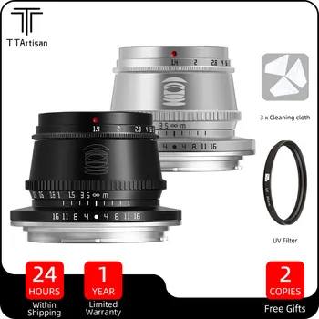 TTArtisan 35mm F1.4 APS-C Rankinio Fokusavimo Fotoaparatas Objektyvas Sony E Mount Canon EOS M RD Fuji Fujifilm XF 