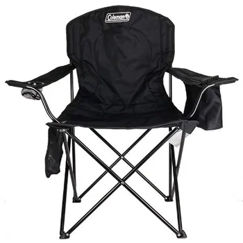 Coleman® Suaugusiųjų Stovyklavimo Kėdė su Built-In 4-Gali Aušintuvas, Juoda paplūdimio kėdės lauko kėdė stovyklavimo kėdė
