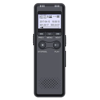V30 64GB Skaitmeninis Balso Aktyvuota Įrašymo HD Audio Garso Įrašymo Nešiojamų Diktofonas HiFi MP3 Grotuvai