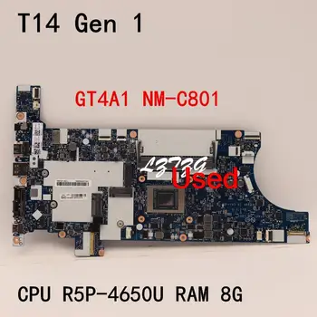 Naudotas Lenovo ThinkPad T14 Pr 1 Nešiojamas Plokštė NM-C801 CPU E5-4650U UMA 8G FRU 5B20Z25376 5B20Z25377 5B20Z25400