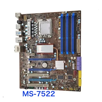 MSI X58 Pro Darbastalio Plokštė MS-7522 VER:3.1 LGA 1366 DDR3 Mainboard 100% Testuotas OK Visiškai Darbas Nemokamas Pristatymas