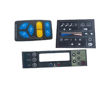 Ekskavatoriai dalys kobelco 60SR SK200 210 220 230 250-6E-3-5-6-8 Priemonė, Oro Kondicionavimo sistema Mygtuką Lipdukas LCD ekranas