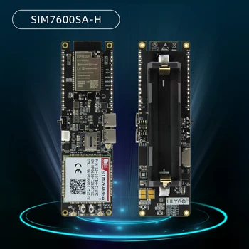 LILYGO® TTGO SIM7600SA-H ESP32 4G LTE Cat4 Multi-Band LTE TDD LTE FDD kelis palydovinės padėties nustatymo GNSS GPS ir GLONASS
