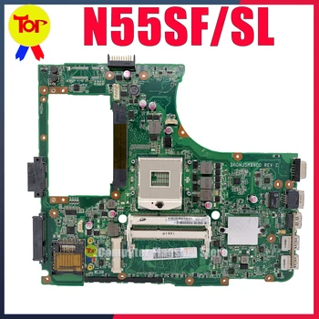 KEFU N55SF Nešiojamojo kompiuterio motininė Plokštė, Skirta ASUS N55SL N55S HM65 Mainboard 100% Darbo