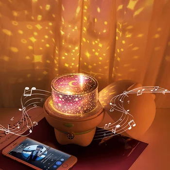 Mielas pet žvaigždėto dangaus projekcija lempos romantiška žvaigždėto dangaus atmosferą arenoje paglostyti šviesos USB įkrovimo kūrybos LED stalo lempa