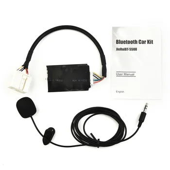 1X Bluetooth Modulis Radijas Stereo Aux Kabelis Adapteris Daugiaformačių Automobilio 