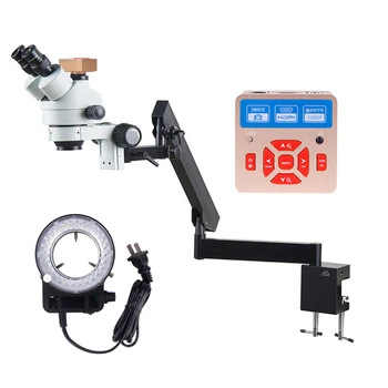 Dantų chirurgijos, biologinės rastriniai lcd neurochirurgijos chirurgijos termostatas 7X 45X skaitmeninis usb Mikroskopą su kamera
