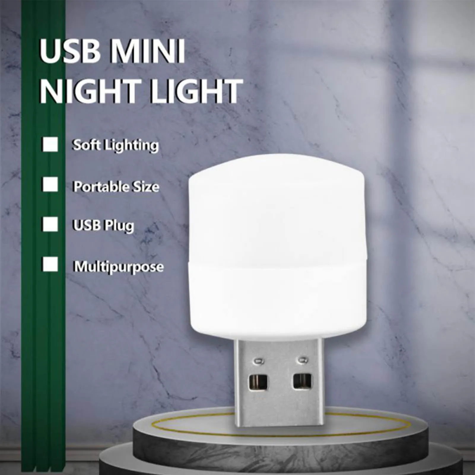 LED Plug Lempučių Naktį Šviesos Nešiojamų Namų USB Atmosfera Žibintai LED Tualetas, Miegamasis Žibintai, Naktiniai staleliai, Lempa Prijungti LED Šviesos Naktį