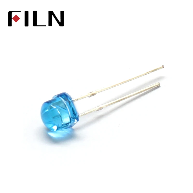 100vnt/daug 5mm išsklaidytos mėlyna dvikryptis LED Diodų Lempos Super Ryškus LED Šviesos 2 pin