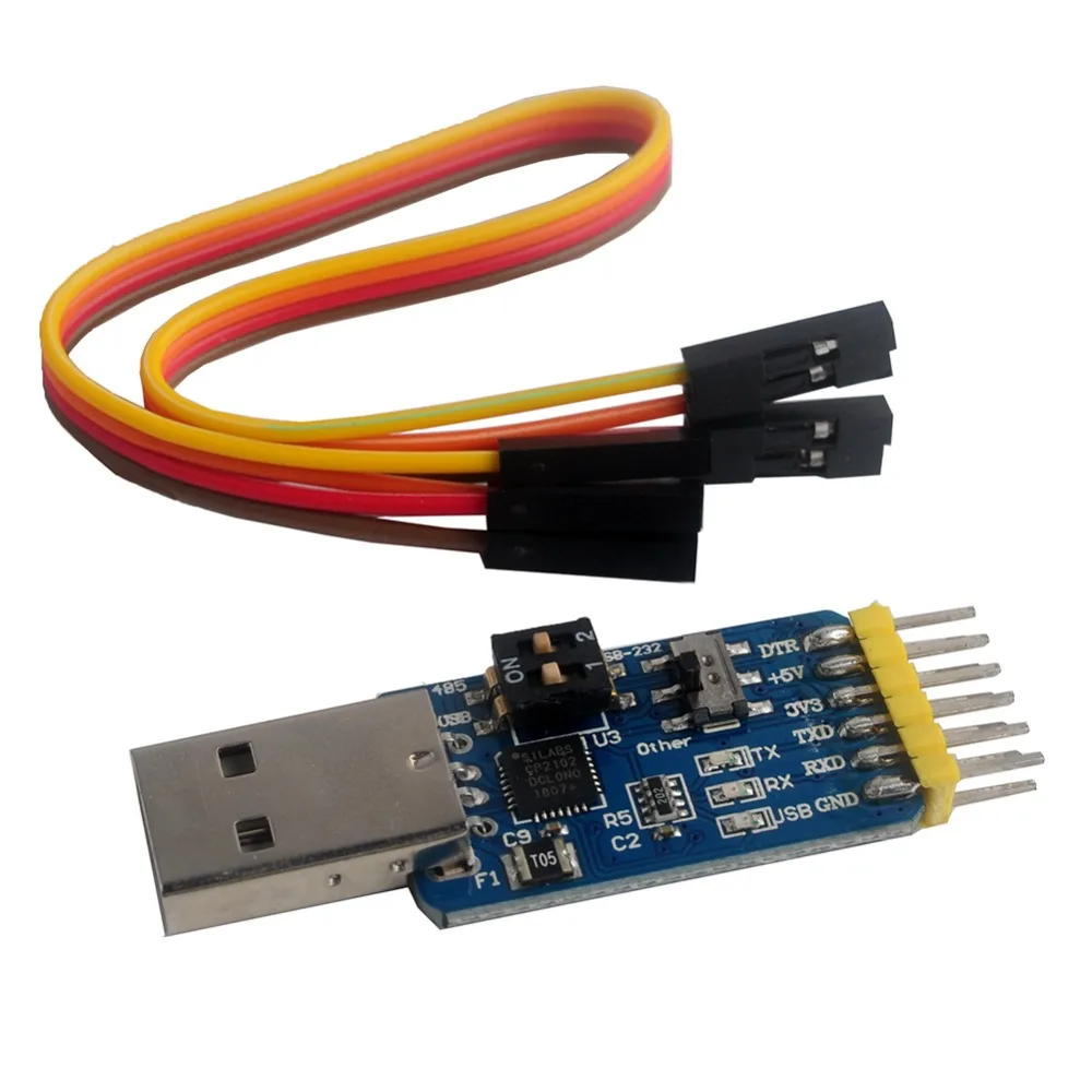 Nextion Patobulintas 2.8 colių HMI LCD Jutiklinis Ekranas NX3224K028 + CP2102 USB TTL 6-in-1 Nuosekliojo Prievado Adapteris Keitiklis